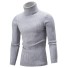 Herren-Rollkragenpullover F169 hellgrau