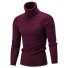 Herren-Rollkragenpullover F169 weinrot