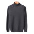 Herren-Rollkragenpullover F170 dunkelgrau