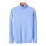 Herren-Rollkragenpullover F170 hellblau