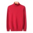 Herren-Rollkragenpullover F170 rot