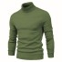 Herren-Rollkragenpullover F171 armeegrün