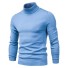 Herren-Rollkragenpullover F171 hellblau