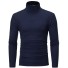 Herren-Rollkragenpullover F172 dunkelblau