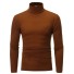 Herren-Rollkragenpullover F172 kaffee