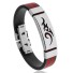 Herren-Silikonarmband H628 rot