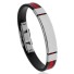 Herren-Silikonarmband H629 rot