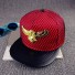 Herren-Snapback mit Adler rot