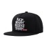 Herren-Snapback mit Aufschrift schwarz