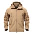 Herren-Softshelljacke beige