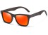 Herren-Sonnenbrille aus Holz E2010 orange