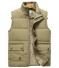 Herren Steppweste S88 khaki