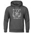 Herren-Sweatshirt F80 dunkelgrau