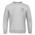 Herren-Sweatshirt Hund hellgrau