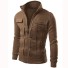 Herren-Sweatshirt in interessantem Design J939 braun