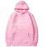 Herren-Sweatshirt mit Ballaufdruck rosa