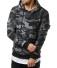 Herren-Sweatshirt mit Militärmuster J1436 grau