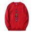 Herren-Sweatshirt mit Planeten rot