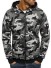 Herren-Sweatshirt mit Tarnmuster F107 grau