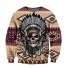 Herren-Sweatshirt mit Totenkopf-Aufdruck F79 2