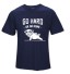 Herren-T-Shirt GO HARD J2199 blau