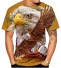 Herren-T-Shirt mit Adler-Aufdruck T2186 1