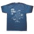 Herren-T-Shirt mit Flugzeugaufdruck T2203 12