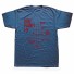 Herren-T-Shirt mit Flugzeugaufdruck T2203 13