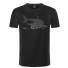 Herren-T-Shirt mit Hai T2231 2