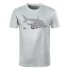 Herren-T-Shirt mit Hai T2231 13