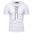 Herren-T-Shirt mit Kapuze T2080 weiß