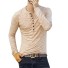 Herren-T-Shirt mit langen Ärmeln T2158 creme