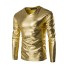 Herren-T-Shirt mit langen Ärmeln T2353 golden