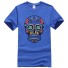 Herren-T-Shirt mit Totenkopf-Motiv T2056 blau