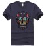 Herren-T-Shirt mit Totenkopf-Motiv T2056 dunkelblau