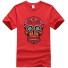 Herren-T-Shirt mit Totenkopf-Motiv T2056 rot