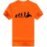 Herren-T-Shirt - Motocross Evolution J3243 orange