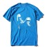 Herren-T-Shirt T2095 azurblau