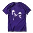 Herren-T-Shirt T2095 dunkelviolett