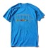 Herren-T-Shirt T2125 azurblau