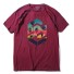 Herren-T-Shirt T2173 weinrot