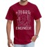 Herren-T-Shirt T2202 weinrot