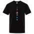 Herren-T-Shirt T2268 schwarz