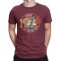 Herren-T-Shirt T2324 burgunderrot