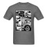 Herren-T-Shirt T2329 dunkelgrau