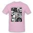 Herren-T-Shirt T2329 rosa