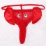 Herren-Tanga – Elefant rot