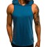 Herren-Tanktop mit Kapuze F1831 blau