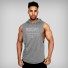 Herren-Tanktop mit Kapuze T1954 grau