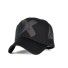 Herren-Trucker-Cap mit Kreuz schwarz